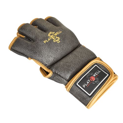Playwell MMA "Vintage Series" 4oz Sparring Fight Gloves - Image 2
