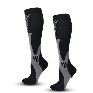 Unisex Sports Compression Socks - Black